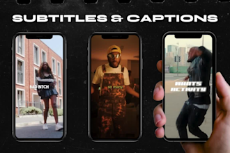 add subtitles and social media captions to your video