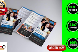 do business brochure design bifold, trifold brochure design