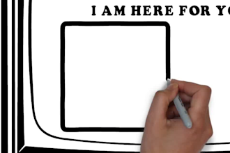 create 2d whiteboard animation or explainer video for you