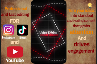 do professional video editing with smooth transitions, color grading and effects
