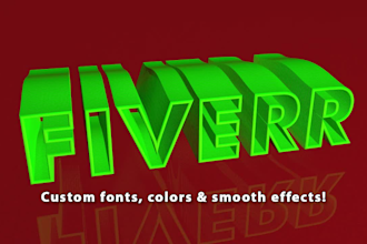 create 3d text animations with motion graphics and kinetic typography