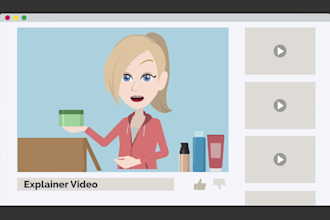 create a 2d animated app promo video or app explainer video