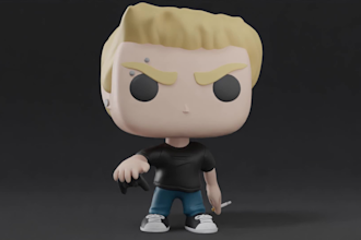 do a custom funko pop 3d model for printing