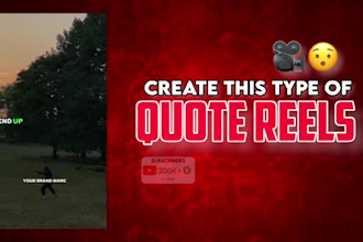 create 380 quote reels,bible verses and motivational videos