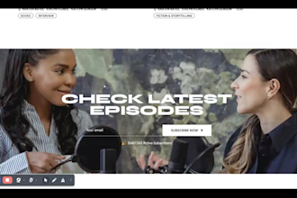 create podcast website, radio station website, radio  website