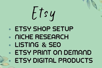 design etsy store, etsy digital products, etsy listing, etsy planner, SEO