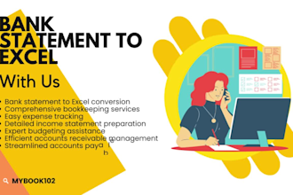convert your bank statements to excel