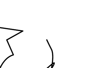 do 2d traditional line art frame by frame animation comic line art illustration
