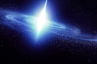 create this amazing galaxy looping animation in 4k