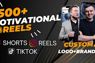 create motivational reels, youtube shorts, tiktok