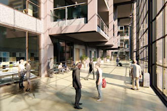 do 3d model architecture,3d rendering for your healthy center