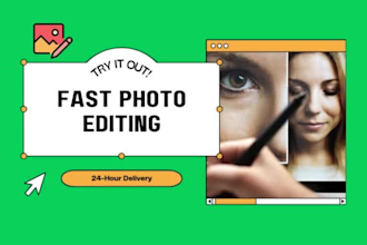 professionally edit and retouch photos with 24hr delivery