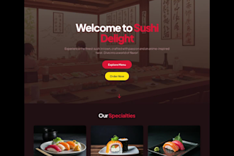 modern, user friendly and responsive web UI UX design