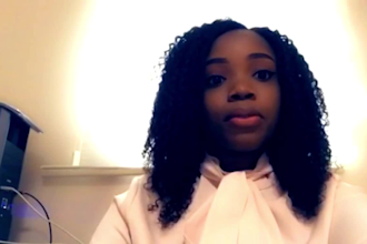 record a natural female voiceover in an african accent