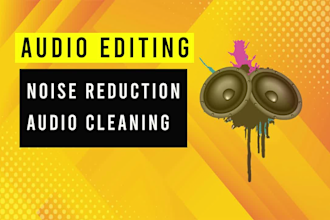 do professional remove background noise ,clean audio podcast