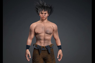 do 3d character for animation and game story