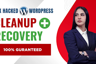 fix hacked wordpress website, recover wordpress, remove virus, secure wordpress