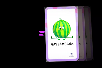 design any type of flashcards in any language you want