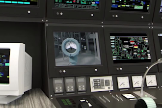 create 3d industrial video chemical manufacturing safety training animation