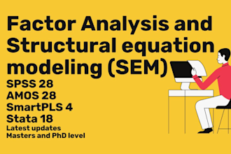 do efa, cfa, SEM of surveys on spss amos or smartpls