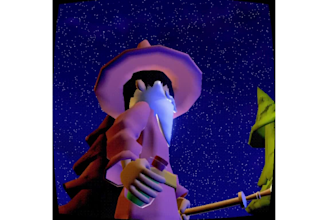 create retro style 3d character design in ps1 psx n64 rig and animate