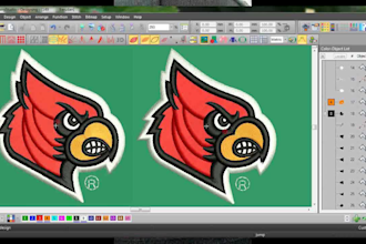 do embroidery digitizing hat cap logo in convert  to emb dst