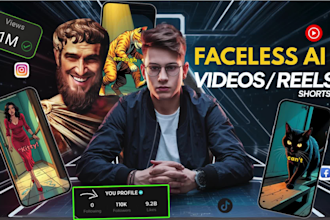 create viral faceless shorts, reels, and tiktok videos using ai