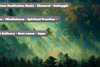 do custom meditation music for wellness yoga mindfulness and apps