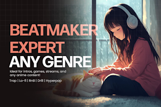 create custom background music in edm, pop, rock and more
