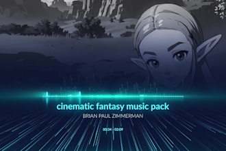 provide cinematic fantasy orchestral music for your game