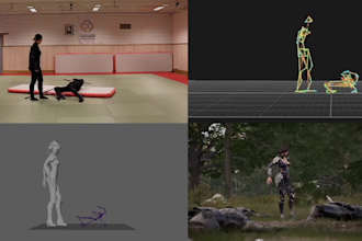 create 3d character modelling, rigging, and 3d character animation