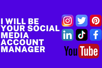 create and manage your social media pages