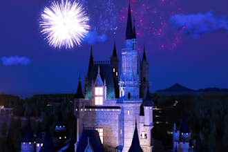 put your logo on disney castle intro