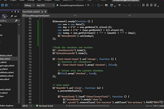 develop asp dot net core, mvc, web API, rest API application