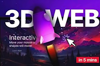 build interactive 3d animated webflow website gsap threejs react webgl nextjs