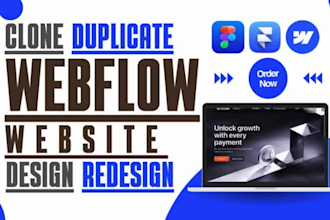 design webflow website, figma to webflow, clone webflow, framer website