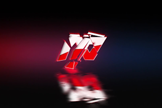 make 3d intro for your brand or youtube channel