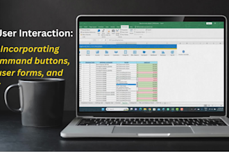 create an excel sheet using advanced formulas and macros