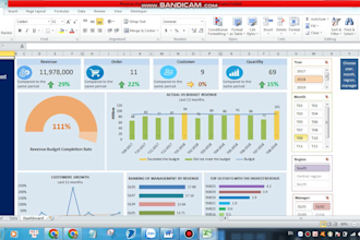 create dashboard and analyze data in excel
