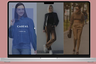 do modern UI UX website design or website mockup in figma justinmind