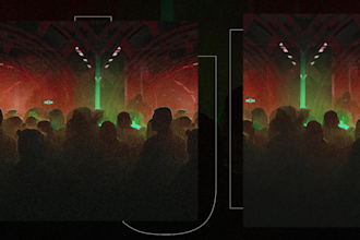 eye catching motion graphic flyer animation