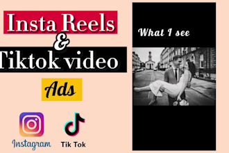 create instagram reels and tik tok video ads professionally