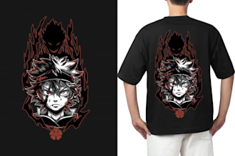 provide 3000 anime  t shirts designs bundle for dtf dtg