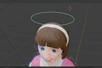 create 3d human or cartoon character with rigging in 24hrs