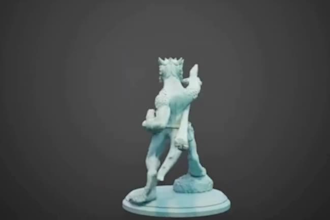 sculpt 3d model and 3d character in zbrush for 3d printing