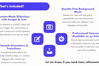 create faceless slideshow videos for your projects and academic needs