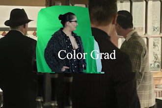 do video, photoshop editing, vfx and green screen removal