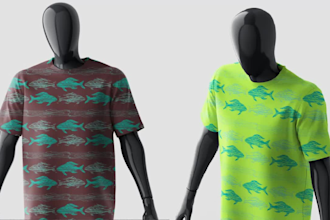 design a beautiful seamless pattern for fabric or print