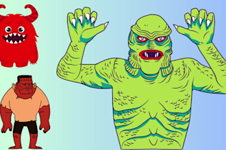 do animated voice over for cartoon, kids show, or game