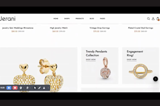 jewelry website jewelry shopify store engagement ring store necklace dropshippin